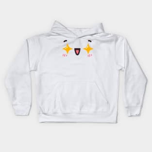 Kawaii Face Smile Kids Hoodie